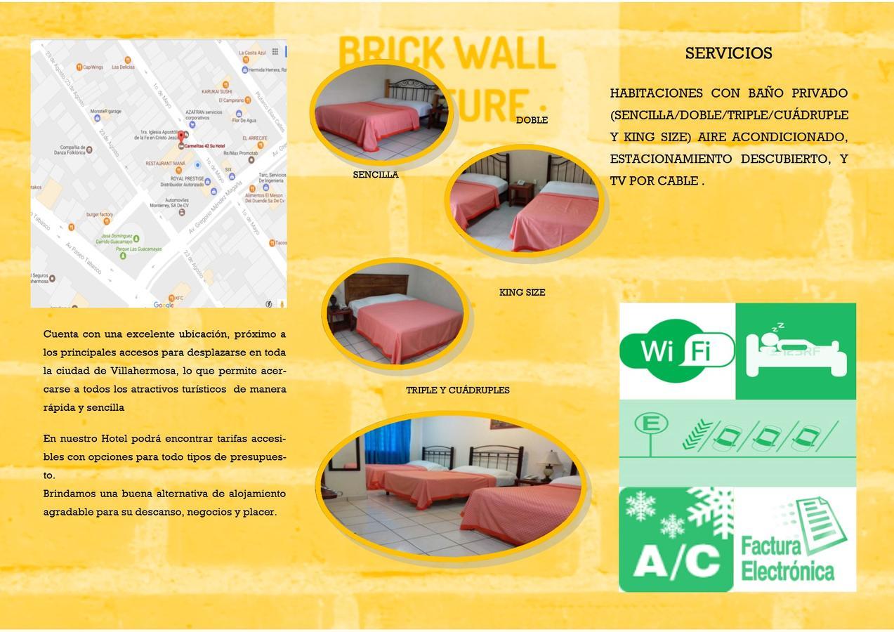 Hotel Carmelitas 42 Villahermosa Kültér fotó